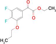 Ethyl 4,5-difluoro-3-n-propoxybenzoylformate