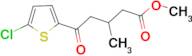 Methyl 5-(2-chloro-5-thienyl)-3-methyl-5-oxovalerate