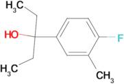 3-(4-Fluoro-3-methylphenyl)-3-pentanol