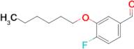 4-Fluoro-3-n-hexyloxybenzaldehyde