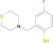 4-Fluoro-2-[(4-thiomorpholino)methyl]thiophenol