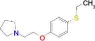 Ethyl 4-(2-N,N-pyrrolidinoethoxy)phenyl sulfide