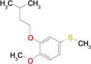 4-Methoxy-3-iso-pentoxyphenyl methyl sulfide