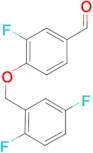 3-Fluoro-4-(2',5'-difluorobenzyloxy)benzaldehyde