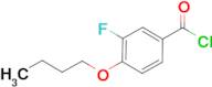 4-n-Butoxy-3-fluorobenzoyl chloride