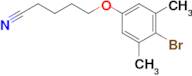 5-(4-Bromo-3,5-dimethyl-phenoxy)pentanenitrile