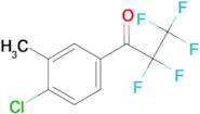 4'-Chloro-3'-methyl-2,2,3,3,3-pentafluoropropiophenone