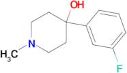 4-(3-Fluorophenyl)-4-hydroxy-1-methylpiperidine