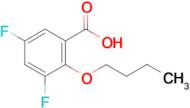 2-n-Butoxy-3,5-difluorobenzoic acid