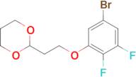 2-[2-(3-Bromo-5,6-difluoro-phenoxy)ethyl]-1,3-dioxane