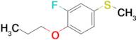 3-Fluoro-4-n-propoxyphenyl methyl sulfide