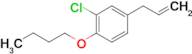 3-(4-n-Butoxy-3-chlorophenyl)-1-propene