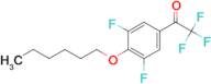 4'-n-Hexyloxy-2,2,2,3',5'-pentafluoroacetophenone