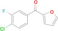 2-(4-Chloro-3-fluorobenzoyl)furan