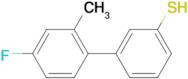 3-(4-Fluoro-2-methylphenyl)thiophenol