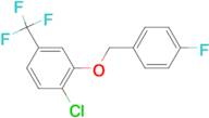 4-Chloro-3-[(4-fluorophenyl)methoxy]benzotrifluoride