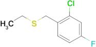 2-Chloro-4-fluorobenzyl ethyl sulfide