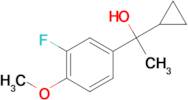 1-(3-Fluoro-4-methoxyphenyl)-1-cyclopropyl ethanol