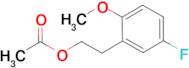 3-Fluoro-6-methoxyphenethyl acetate