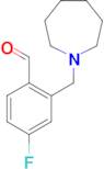 4-Fluoro-2-[(1-homopiperidino)methyl]benzaldehyde
