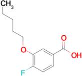 4-Fluoro-3-n-pentoxybenzoic acid