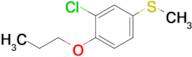 3-Chloro-4-n-propoxyphenyl methyl sulfide