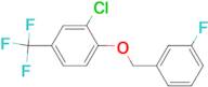 3-Chloro-4-[(3-fluorophenyl)methoxy]benzotrifluoride