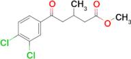 Methyl 5-(3,4-dichlorophenyl)-3-methyl-5-oxovalerate