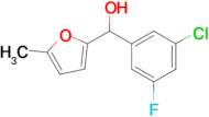 3-Chloro-5-fluorophenyl-(5-methyl-2-furyl)methanol