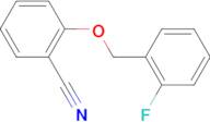 2-[(2-Fluorophenyl)methoxy]benzonitrile