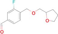 3-Fluoro-4-[(tetrahydrofurfuryloxy)methyl]benzaldehyde