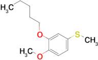 4-Methoxy-3-n-pentoxyphenyl methyl sulfide