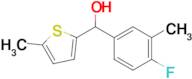 4-Fluoro-3-methylphenyl-(5-methyl-2-thienyl)methanol