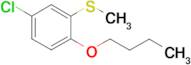 2-n-Butoxy-5-chlorophenyl methyl sulfide