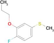 4-Fluoro-3-n-propoxyphenyl methyl sulfide