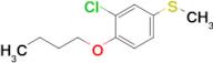 4-n-Butoxy-3-chlorophenyl methyl sulfide