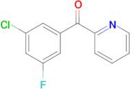 2-(3-Chloro-5-fluorobenzoyl)pyridine