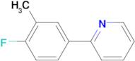 2-(4-Fluoro-3-methylphenyl)pyridine