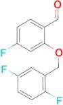 4-Fluoro-2-(2',5'-difluorobenzyloxy)benzaldehyde