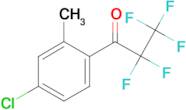 4'-Chloro-2'-methyl-2,2,3,3,3-pentafluoropropiophenone