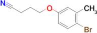 4-(4-Bromo-3-methyl-phenoxy)butanenitrile