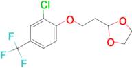 3-Chloro-4-[2-(1,3-dioxolan-2-yl)ethoxy]benzotrifluoride