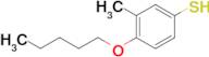 3-Methyl-4-n-pentoxythiophenol