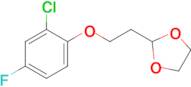 2-[2-(2-Chloro-4-fluoro-phenoxy)ethyl]-1,3-dioxolane