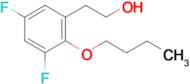 2-n-Butoxy-3,5-difluorophenethyl alcohol