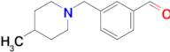 3-[(4-Methyl-1-piperidino)methyl]benzaldehyde