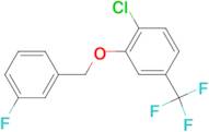 4-Chloro-3-[(3-fluorophenyl)methoxy]benzotrifluoride