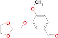 3-[2-(1,3-Dioxolan-2-yl)methoxy]-4-methoxybenzaldehyde