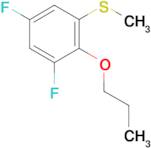3,5-Difluoro-2-n-propoxyphenyl methyl sulfide