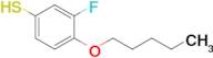 3-Fluoro-4-n-pentoxythiophenol